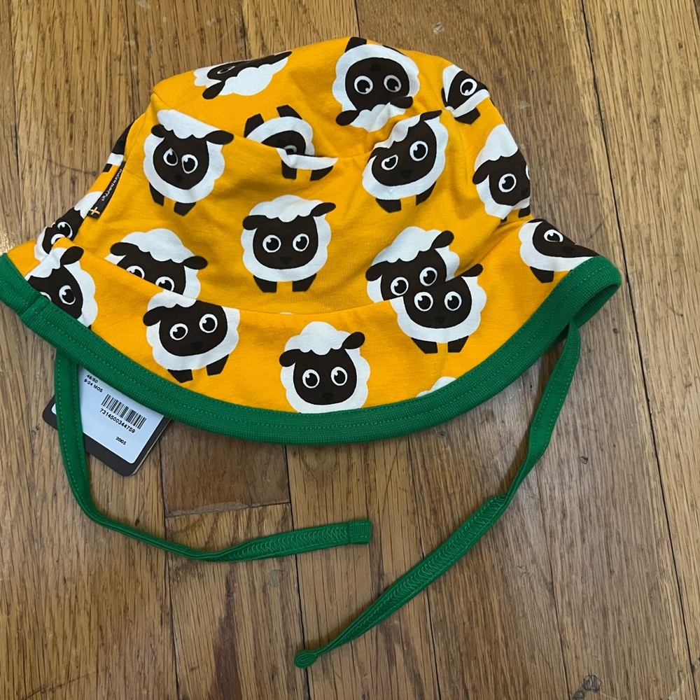 NWT Maxomorra Sheep Infant Sun Hat 9-24mo